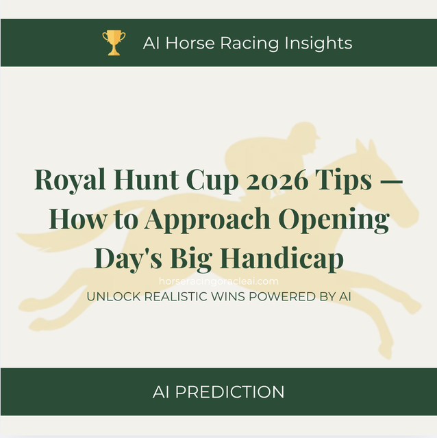 Royal Hunt Cup 2026 Tips — How to Approach Opening Day's Big Handicap