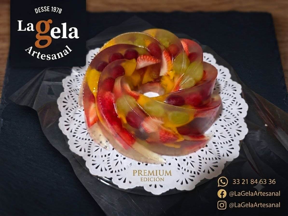 Gelatina familiar de frutas