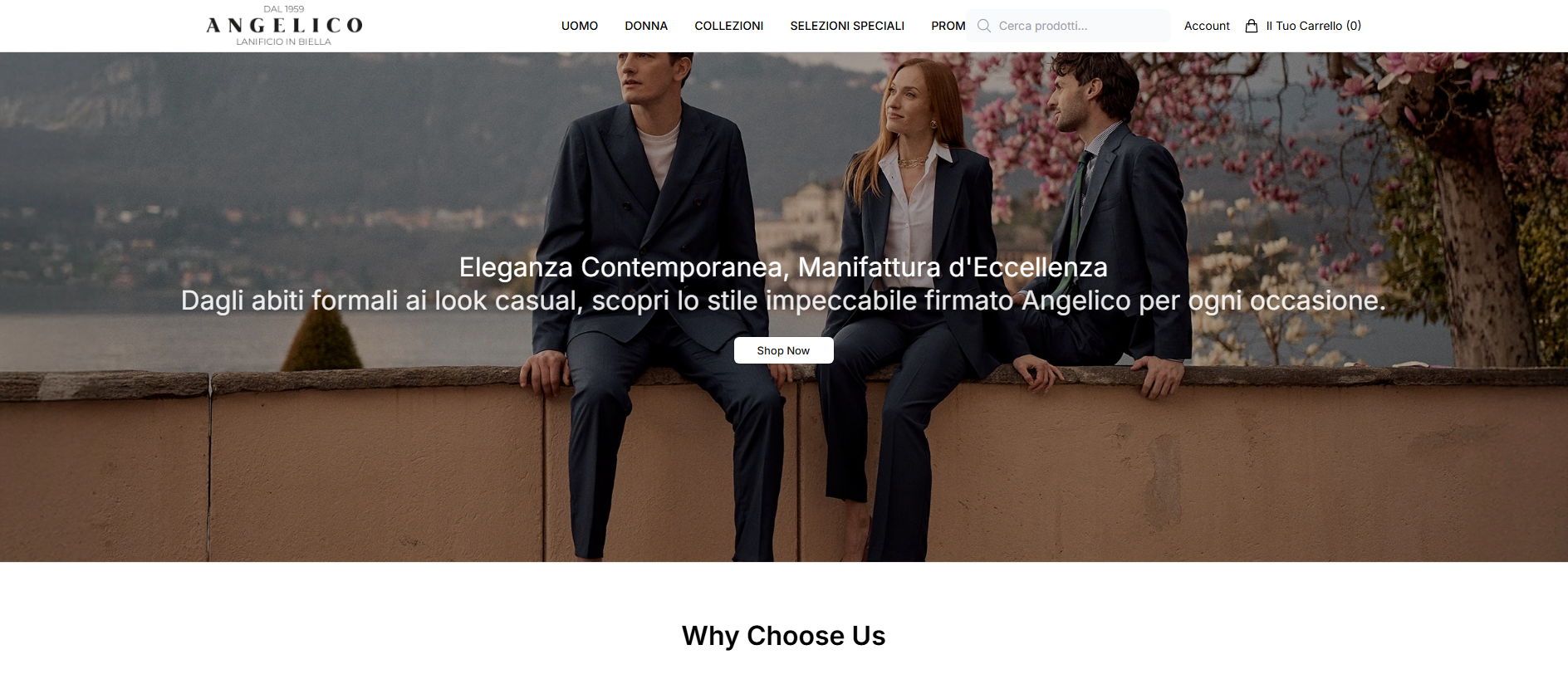 Stored capture of angelico.shop