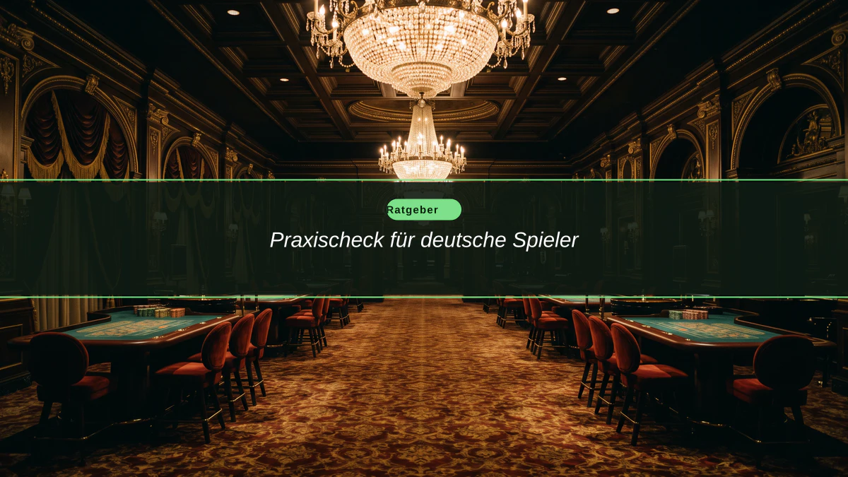 Praxischeck für deutsche Spieler