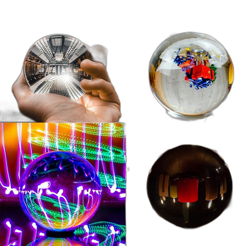 Navaris Crystal Clear Glass Ball
