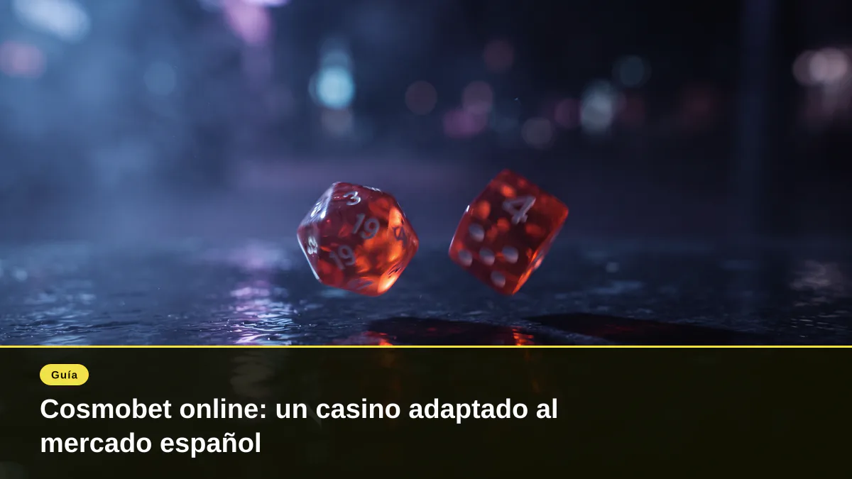 Cosmobet online: un casino adaptado al mercado español