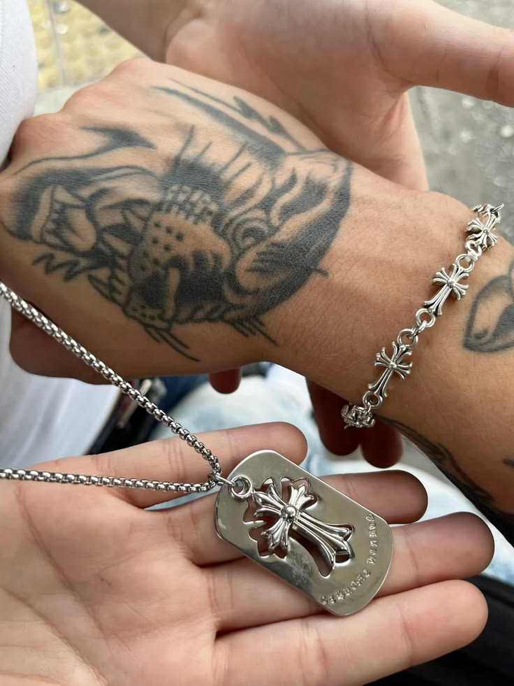 Chrome Hearts  Raised Cross Dog Tag - photo 4
