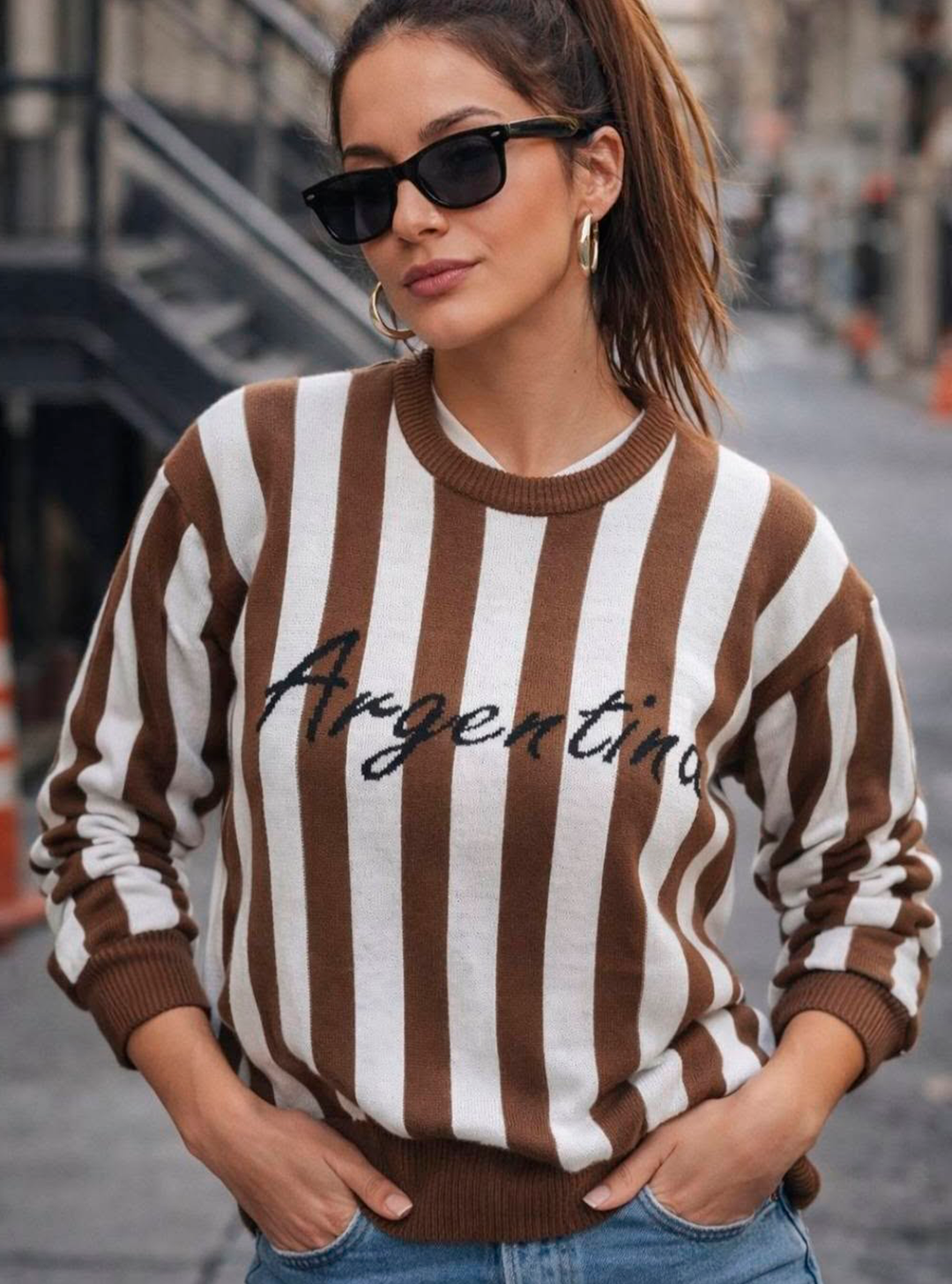 Sweater oversize Argentina pullover mujer Lo de Dominga
