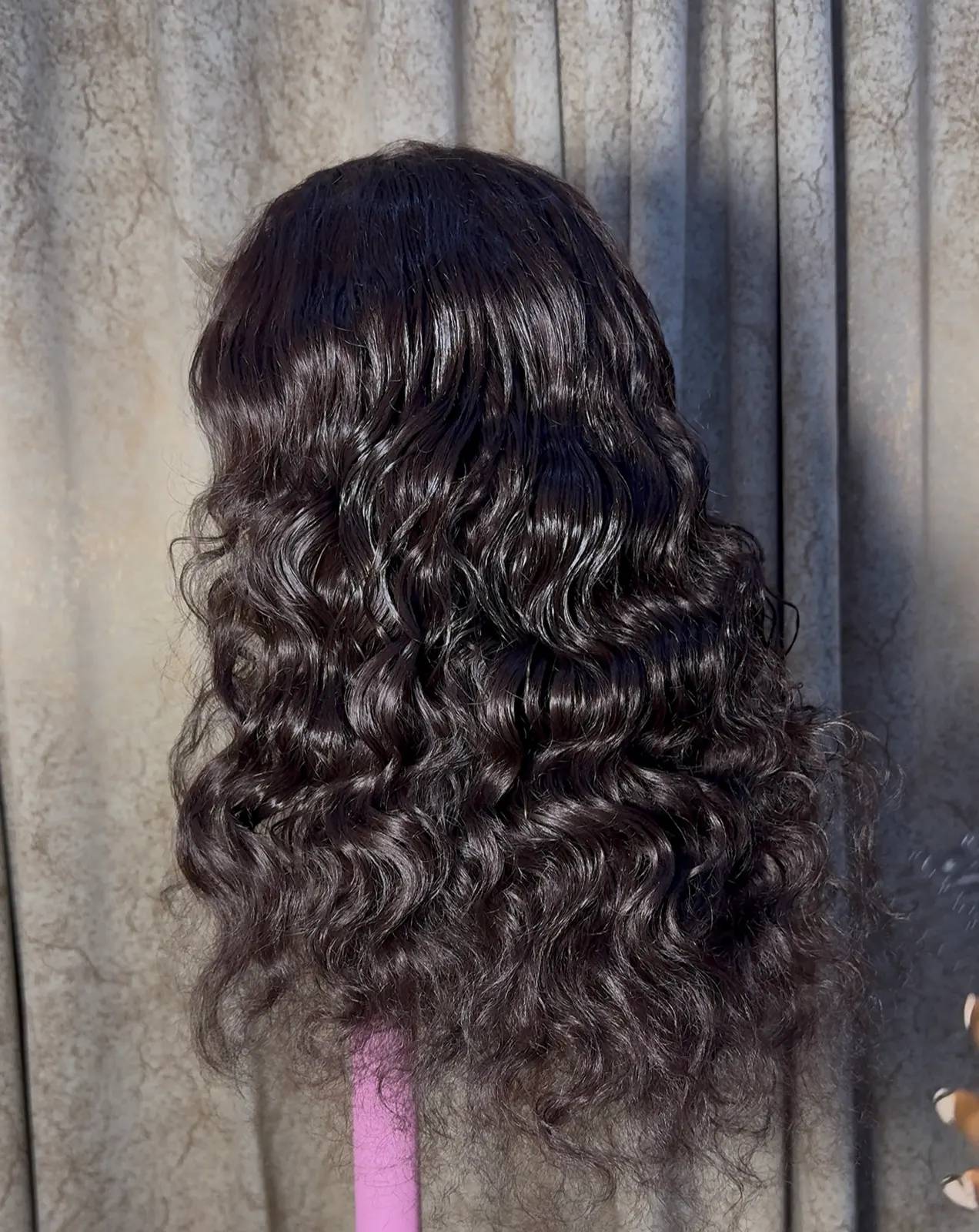 14” choco brown loose wavy 2
