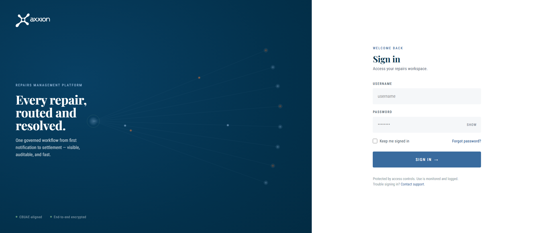 Forensic screenshot of [REDACTED] showing the phishing page layout