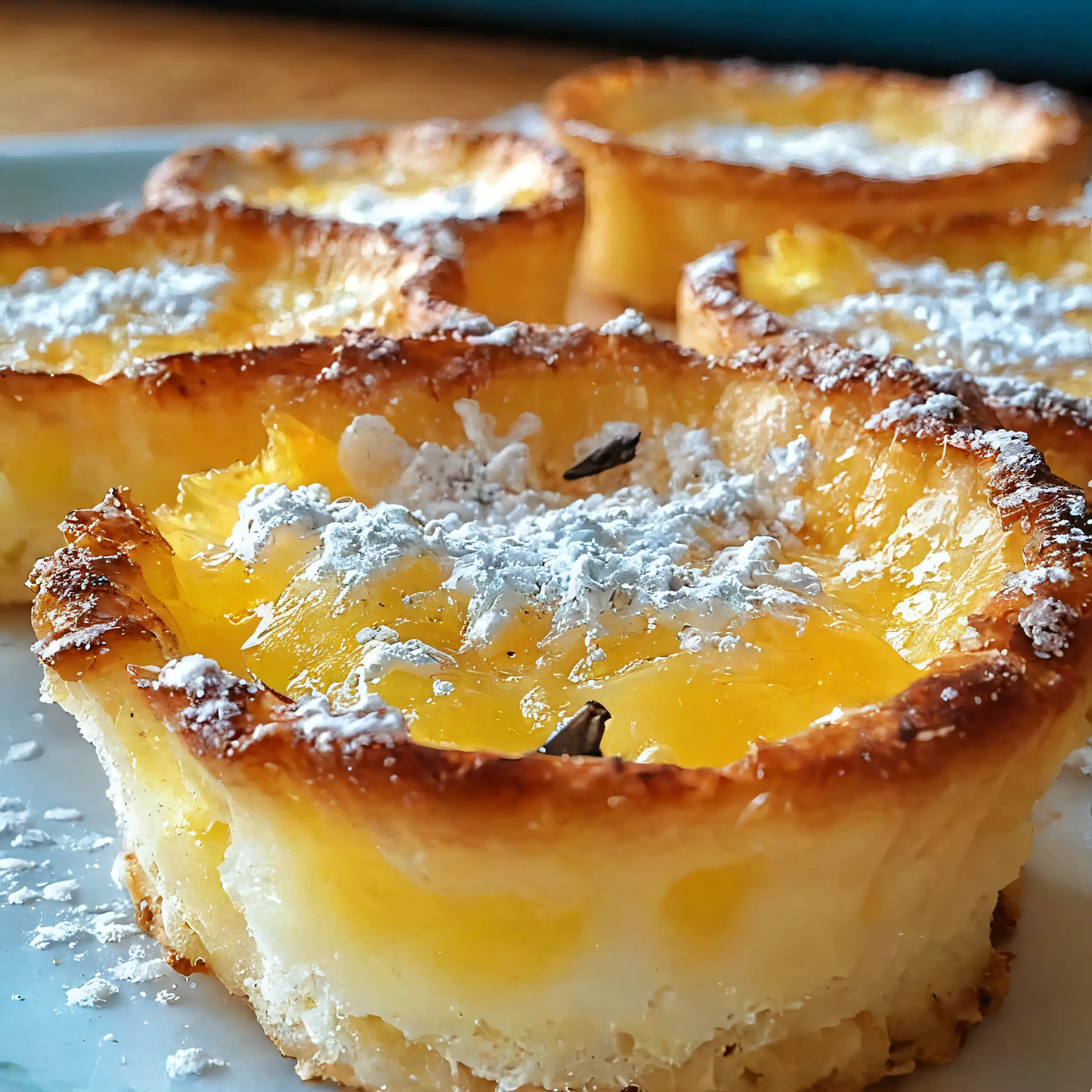 Delicious Mini Baby Lemon Impossible Pies