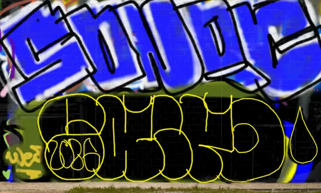 Graffiti artwork by H812