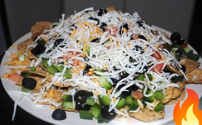 Постер Мексиканская закуска или чипсы Начос