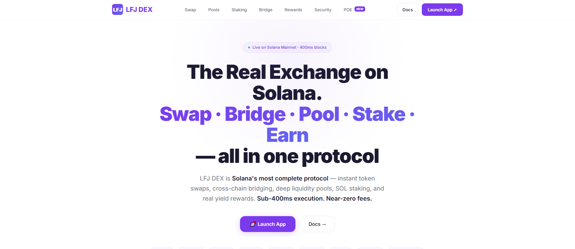 Screenshot of lfj-dex.com