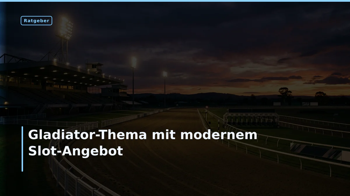 Gladiator-Thema mit modernem Slot-Angebot