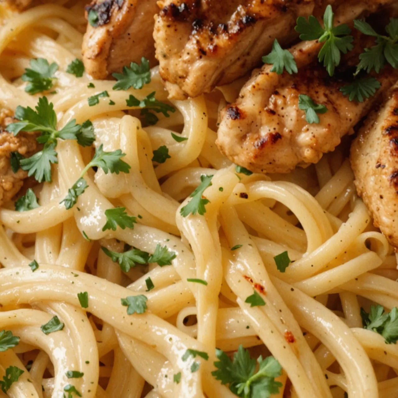 Cajun Chicken & Garlic Parmesan Linguine: Flavor-Packed Classic