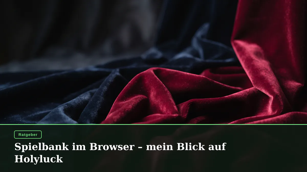 Spielbank im Browser – mein Blick auf Holyluck