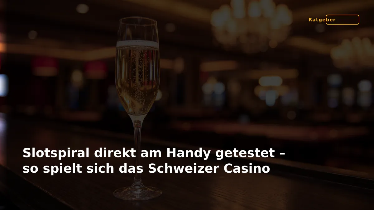 Slotspiral direkt am Handy getestet – so spielt sich das Schweizer Casino