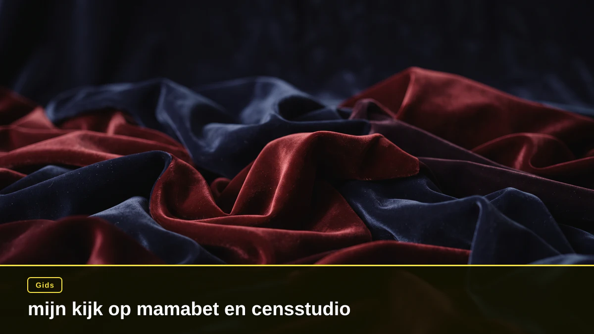 mijn kijk op mamabet en censstudio