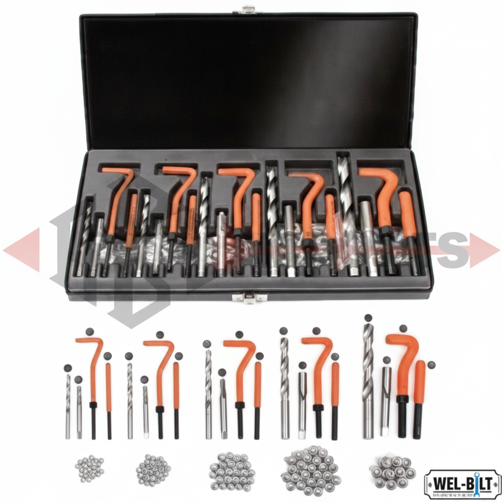 Metric Tap and Thread Repair Set (131 Piece)