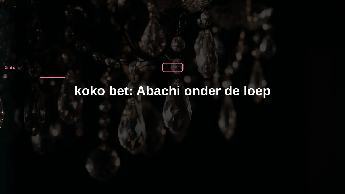 koko bet: Abachi onder de loep