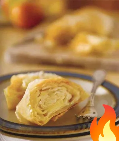 Постер Штрудель с яблоками и ананасом