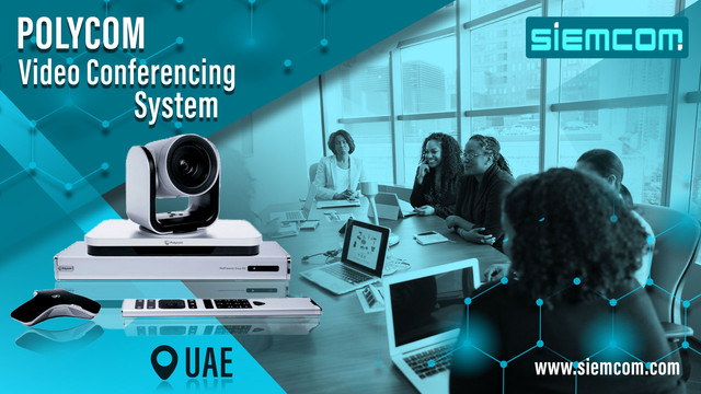 Polycom is famous for its best voice and video quality. Contact Siemcom to use the polycom conference system in the UAE, to use the best of audio and video in your system. For more information visit: https://www.siemcom.com/poly