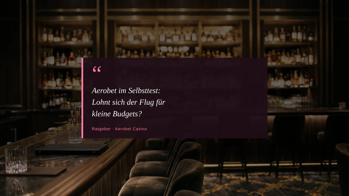 Aerobet im Selbsttest: Lohnt sich der Flug für kleine Budgets?