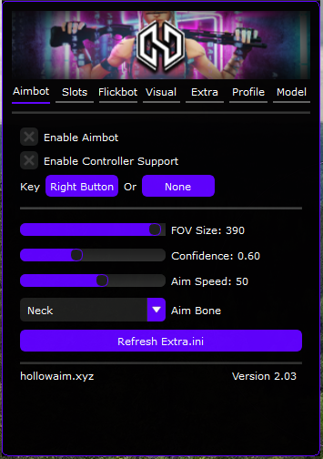 HollowAim Interface