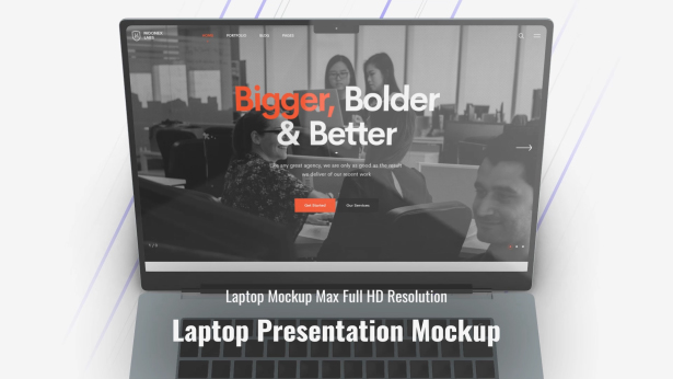 Laptop Website Promo