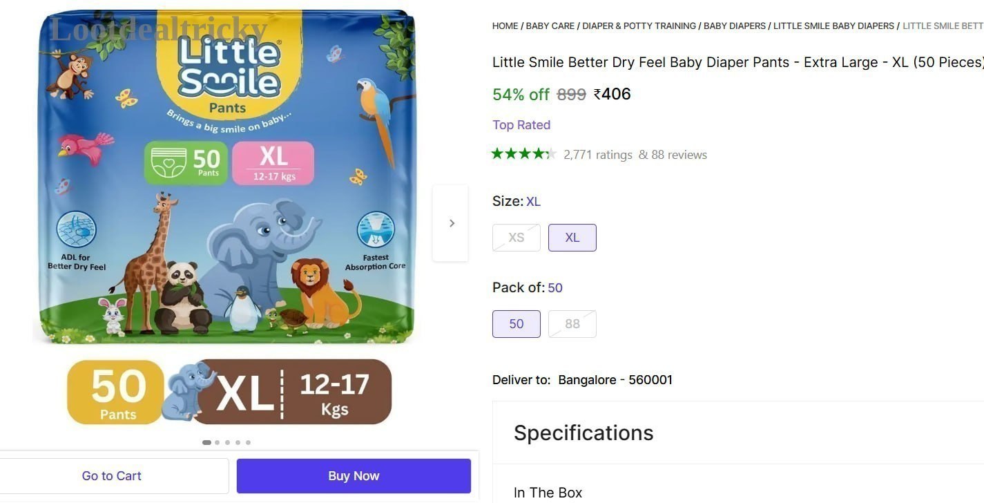 baby Diaper Pants Offer Image
