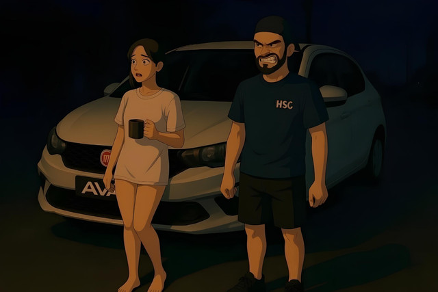 Homem Sem Casaco e Mulher Sem Calça