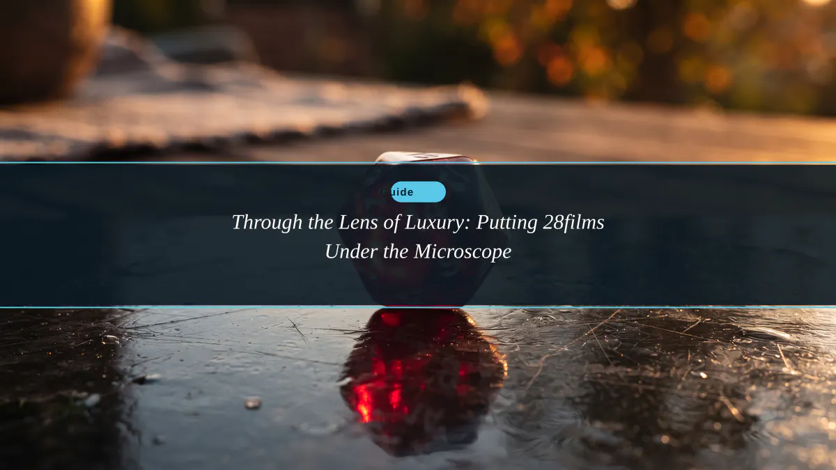 Through the Lens of Luxury: Putting 28films Under the Microscope