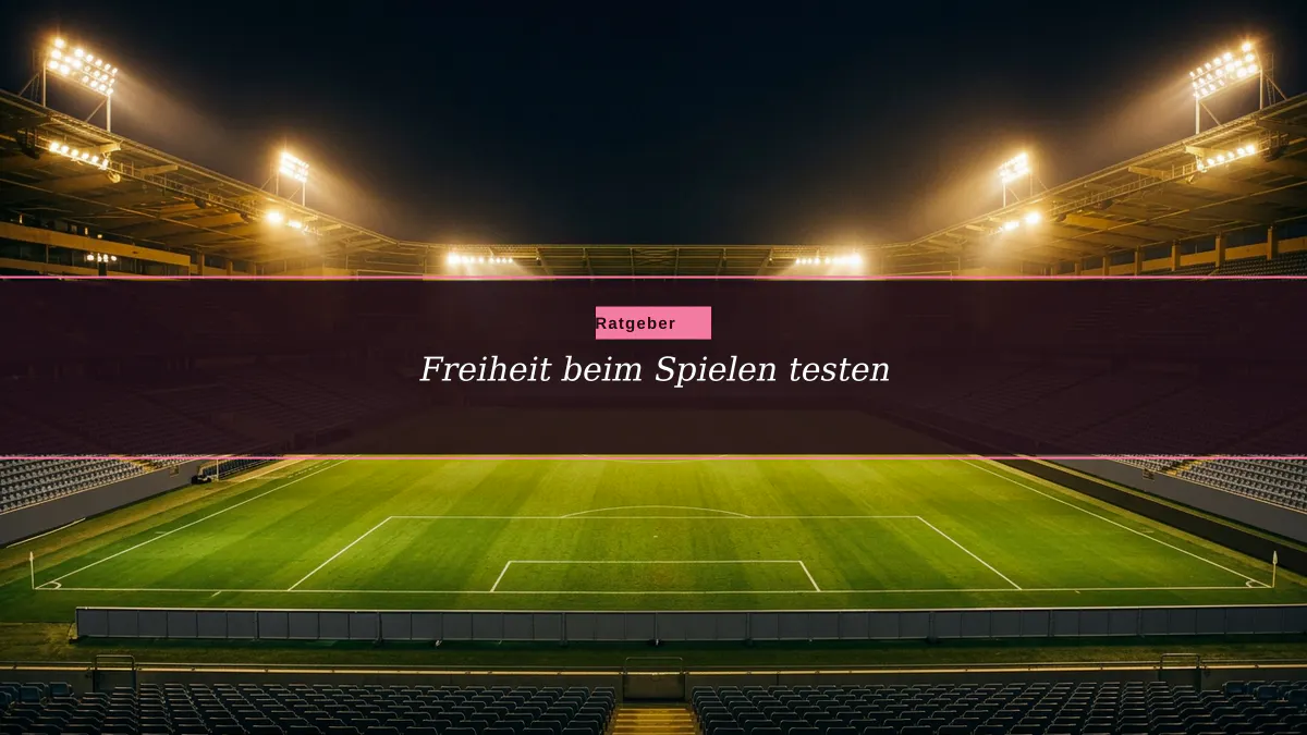 Freiheit beim Spielen testen