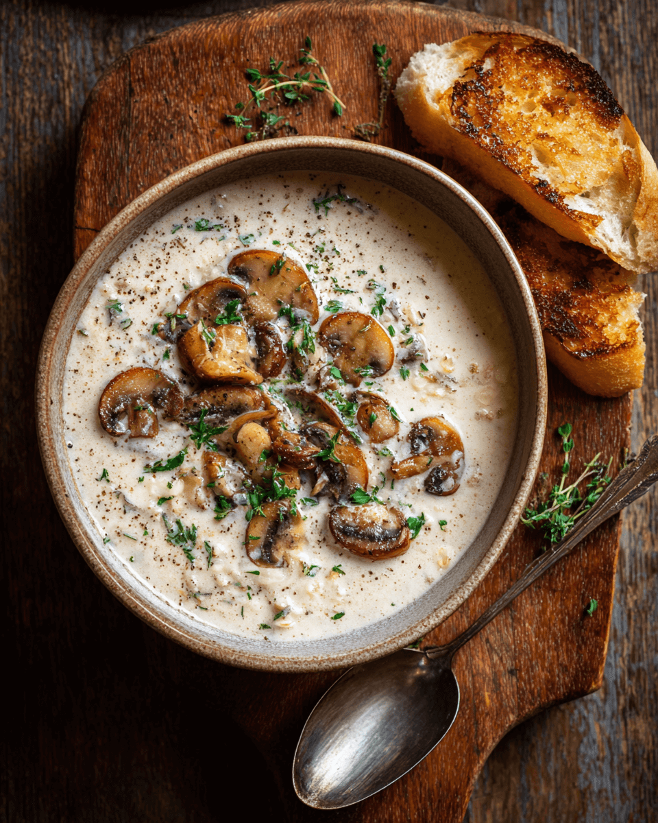 Unlock Comfort With Cottage Cheese Mushroom Soup step photo