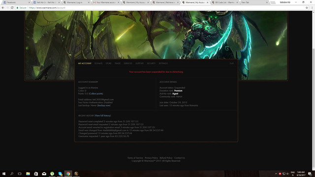wow hacked