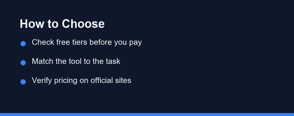 How to Choose