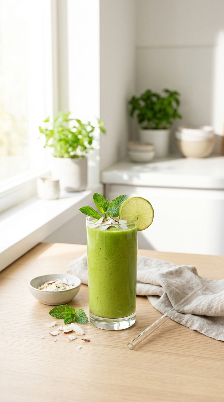 Tropical Green Mango Coconut Blend — Energizing Yet Light