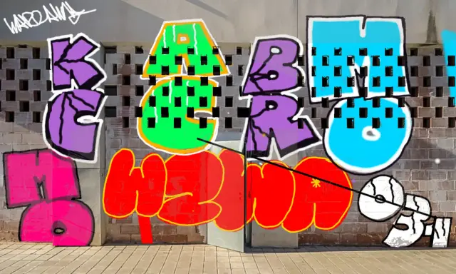 Graffiti artwork by Warzawa