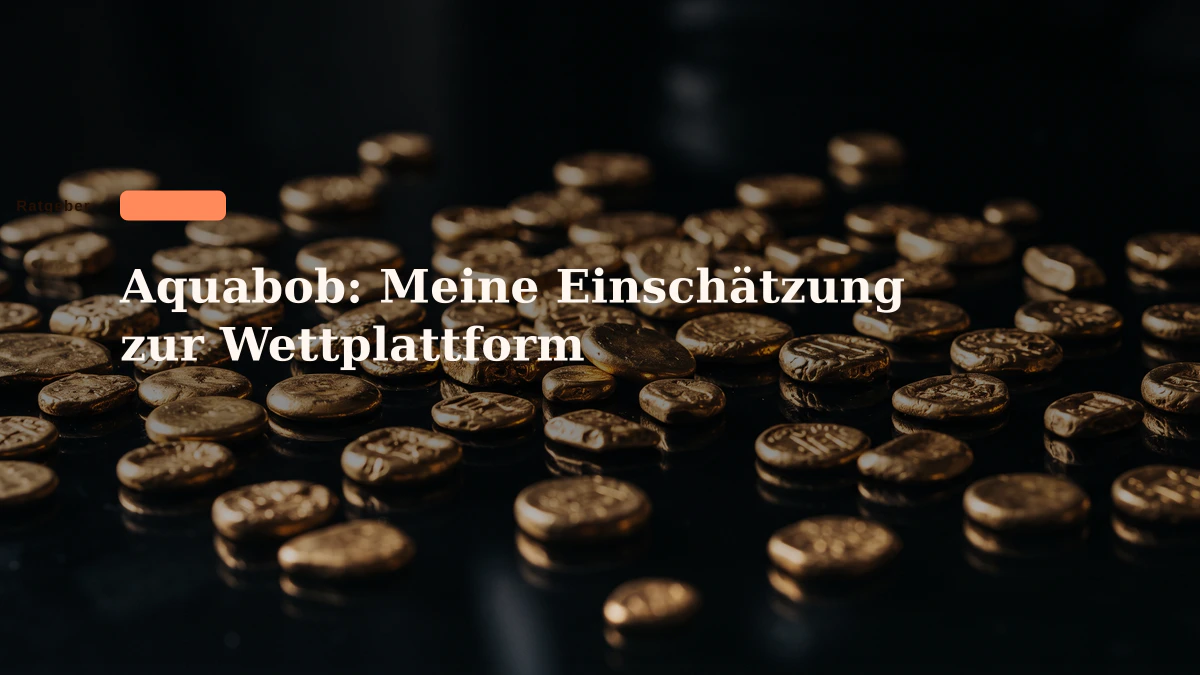 Aquabob: Meine Einschätzung zur Wettplattform