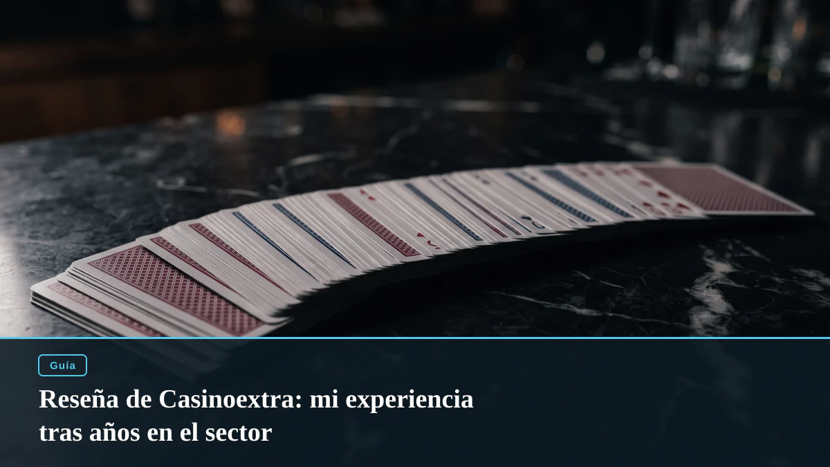 Reseña de Casinoextra: mi experiencia tras años en el sector