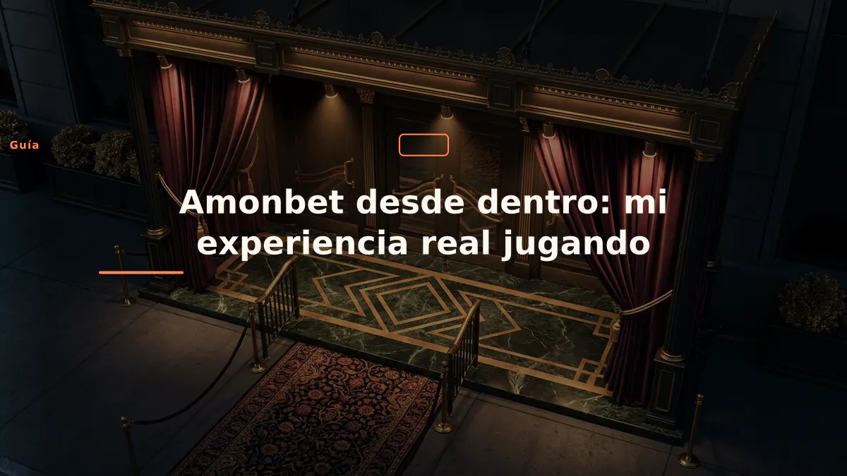 Amonbet desde dentro: mi experiencia real jugando
