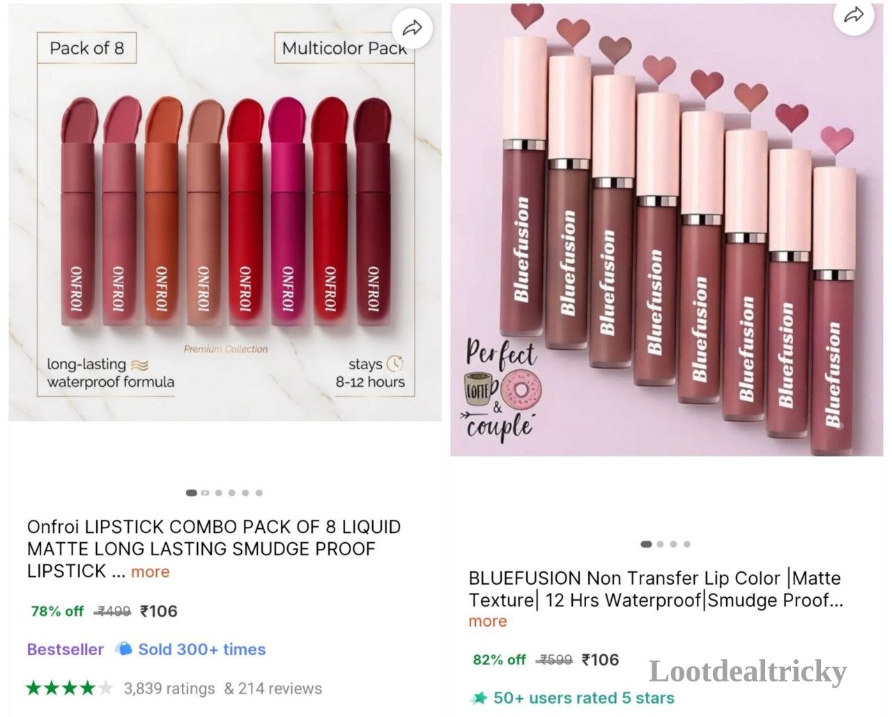 Lipstick Combo Set – Just ₹106 | Huge Savings Offer