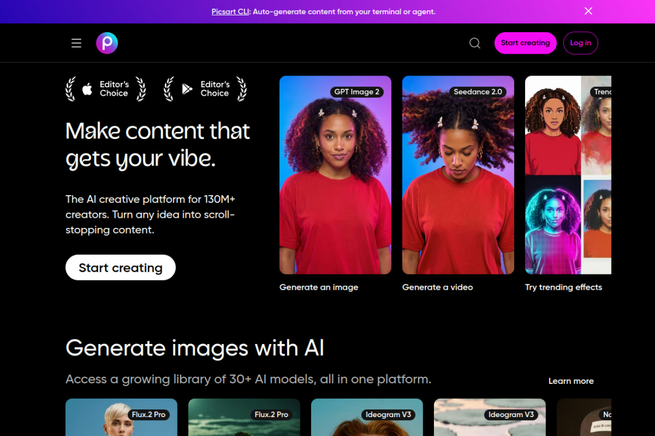 Picsart AI Video Generator