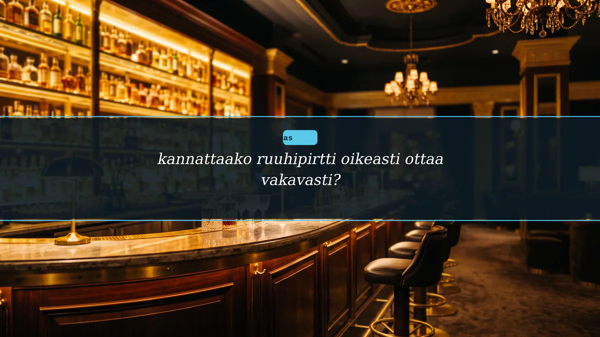kannattaako ruuhipirtti oikeasti ottaa vakavasti?