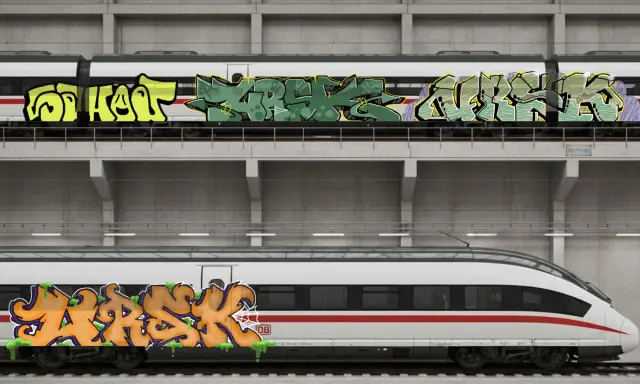 Graffiti artwork by Ursk