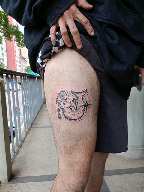 Blackwork por Juliana Janeiro