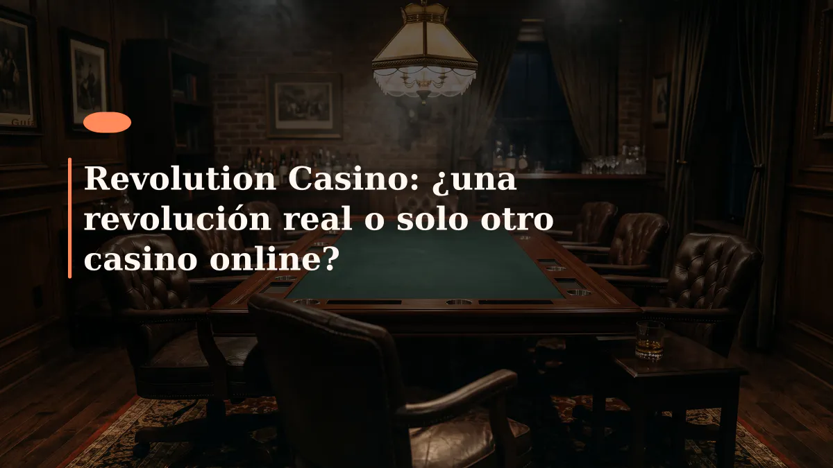 Revolution Casino: ¿una revolución real o solo otro casino online?