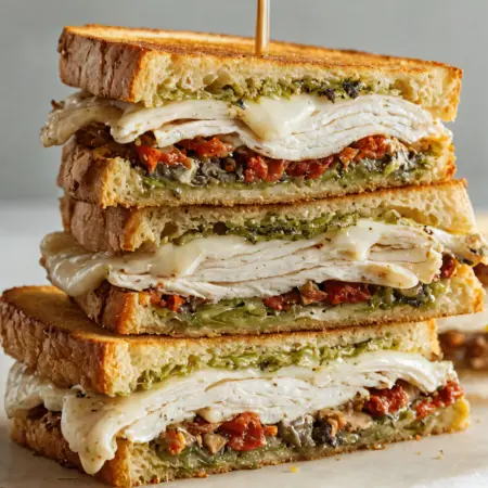 Turkey Pesto Panini Melt Recipe
