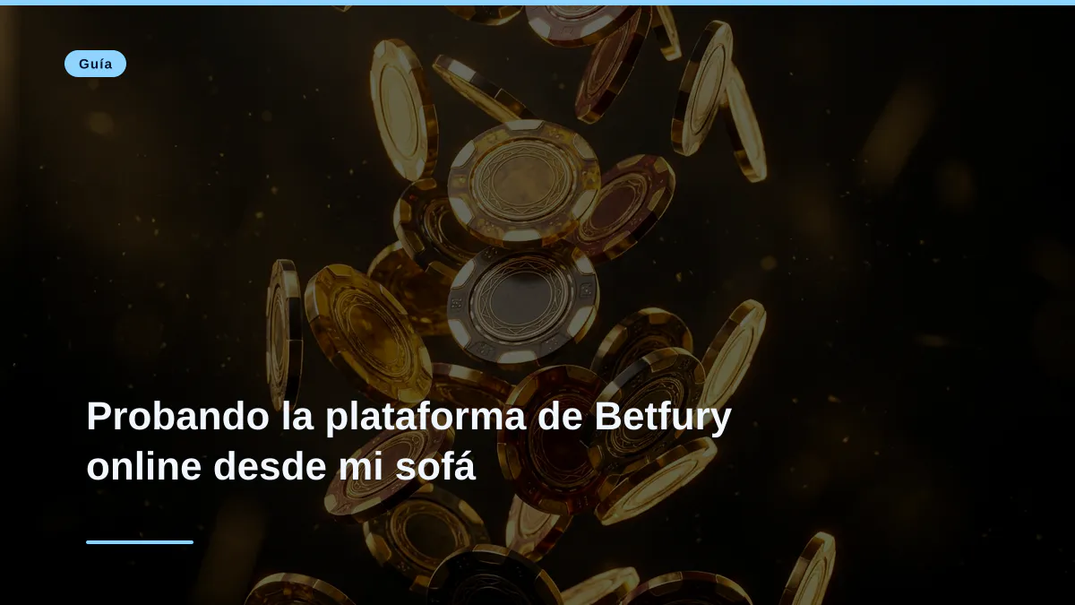 Probando la plataforma de Betfury online desde mi sofá