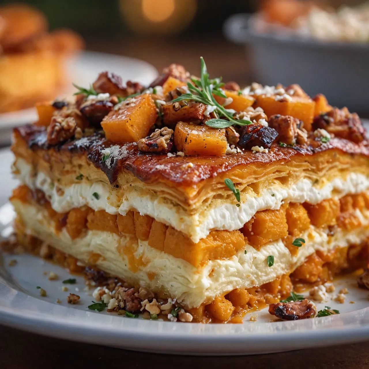Ultimate Layered Sweet Potato Butternut Squash Carrot Lasagna