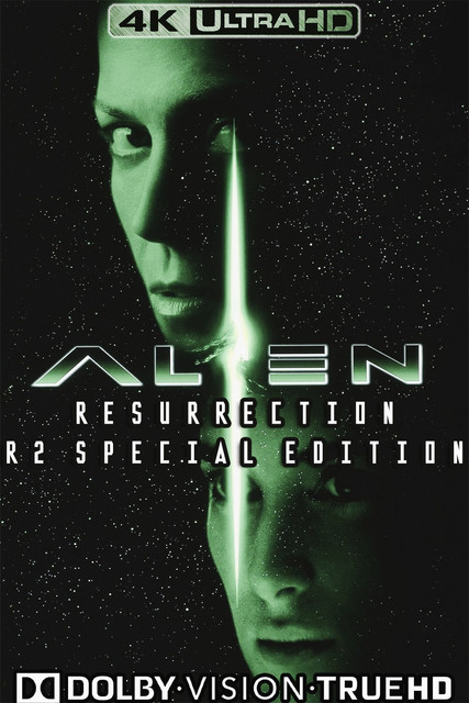 Alien Resurrection 1997 R2 Special Edition, 4K, MOVIE, COVER, POSTER, BOX, FILM, ART