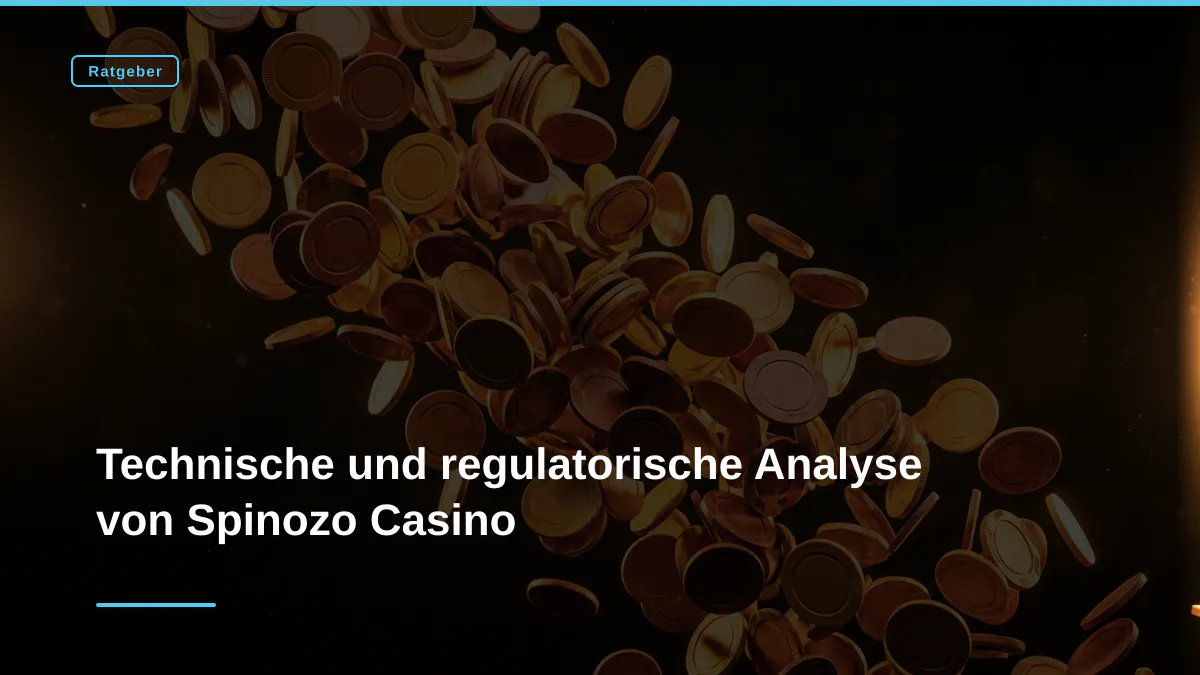 Technische und regulatorische Analyse von Spinozo Casino