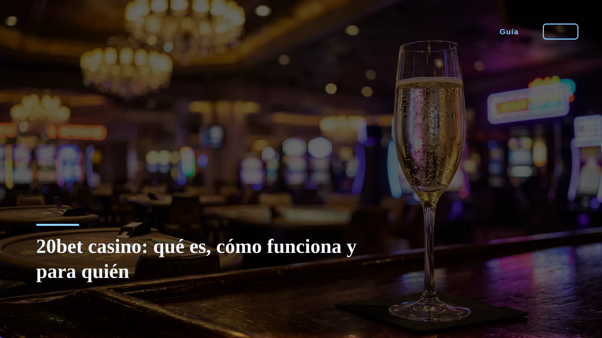 20bet casino: qué es, cómo funciona y para quién